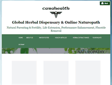 Tablet Screenshot of carahealth.com